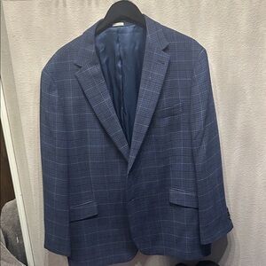Joseph Abboud Blue Plaid Blazer